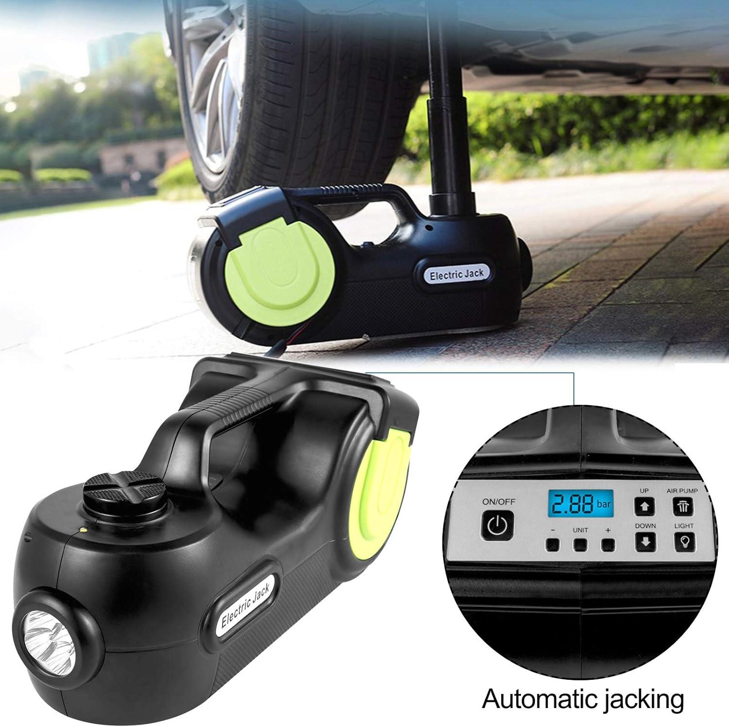 image:imageVEVOR Electric Car Jack 5 Ton11023 LBS Hydraulic Jack Lift with Builtin Inflatable Pump and LED Light5T with Wrench