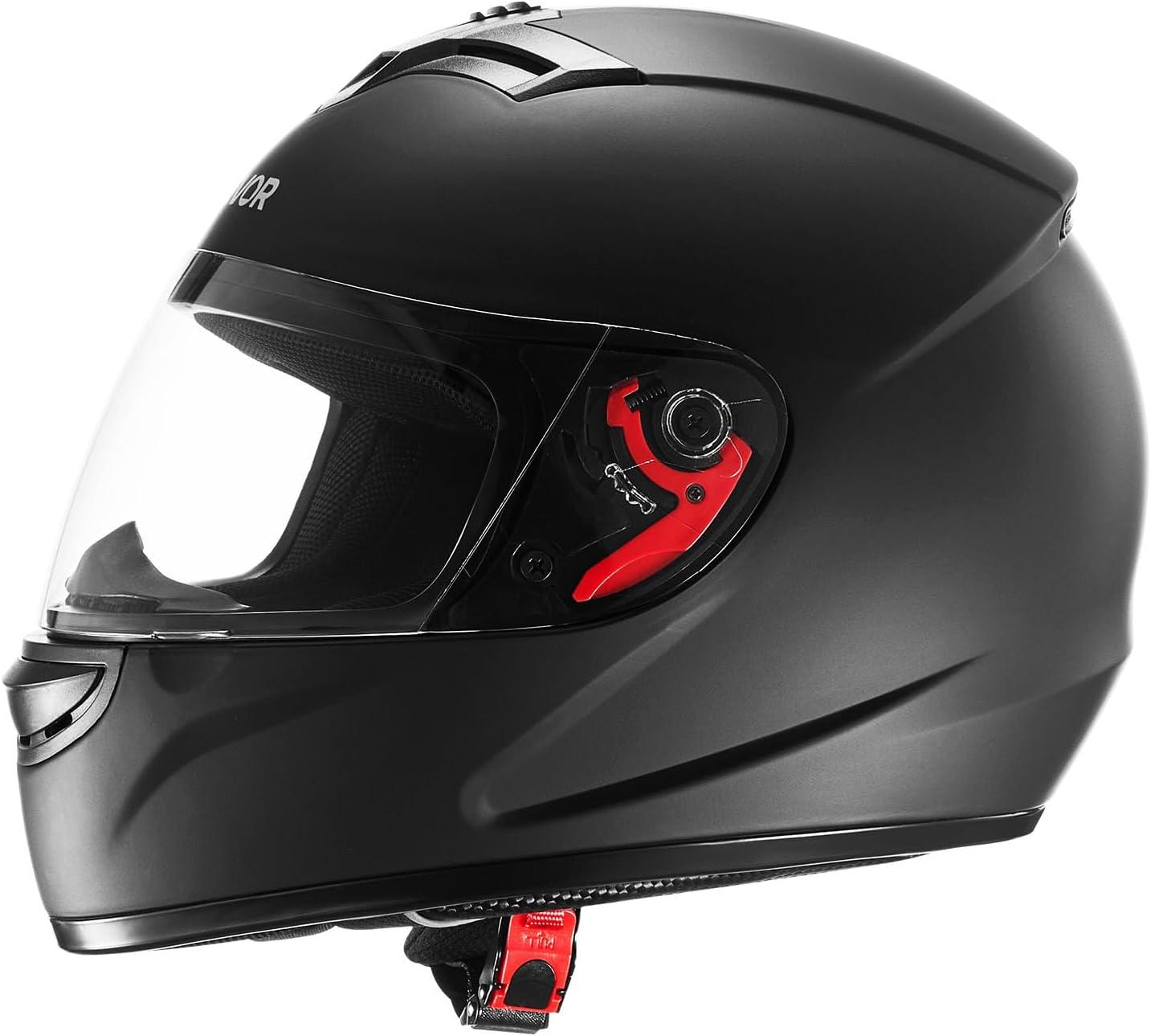 image:imageVEVOR Full Face Motorcycle Helmet DOT Approved Dual Visor amp Interchangeable Lens Smart Street ABS Helmet Comfortable Motocross Helmet Fit for Youth amp Adultshelmet full face