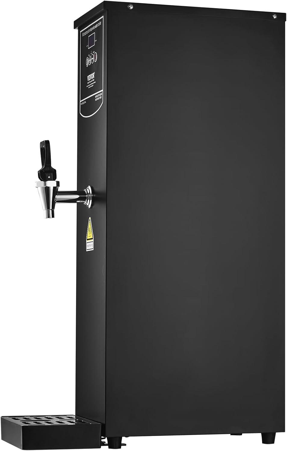 image:imageVEVOR Hot Water Dispenser Commercial Water Boiler 1500W with 316 Stainless Steel Heating Tube 50LH Stepbystep Fast Heating Electric Water Warmer for Coffee Tea Restaurant Office 15L211 Quarts