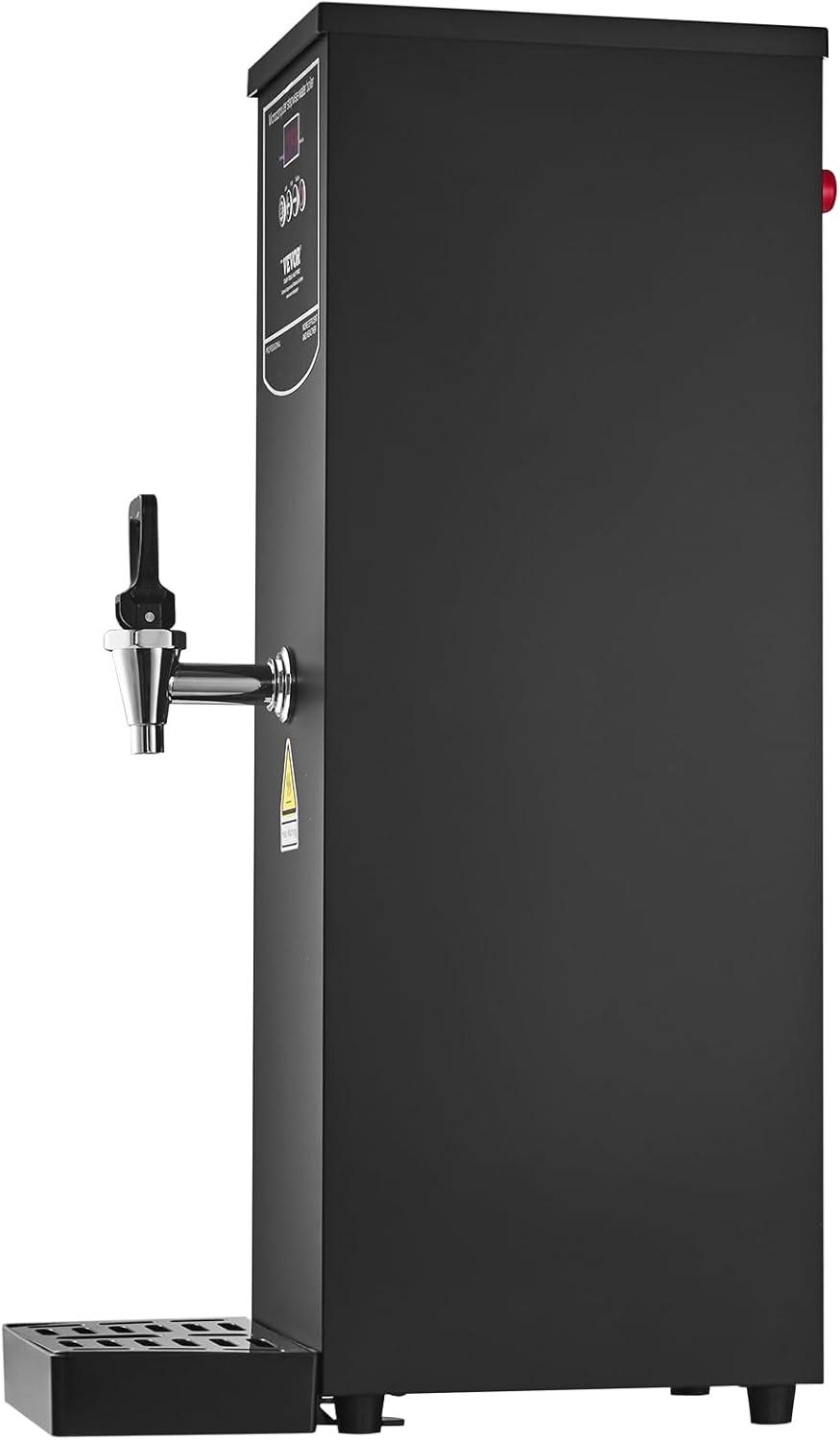 image:imageVEVOR Hot Water Dispenser Commercial Water Boiler 1500W with 316 Stainless Steel Heating Tube 50LH Stepbystep Fast Heating Electric Water Warmer for Coffee Tea Restaurant Office 15L159 Quarts