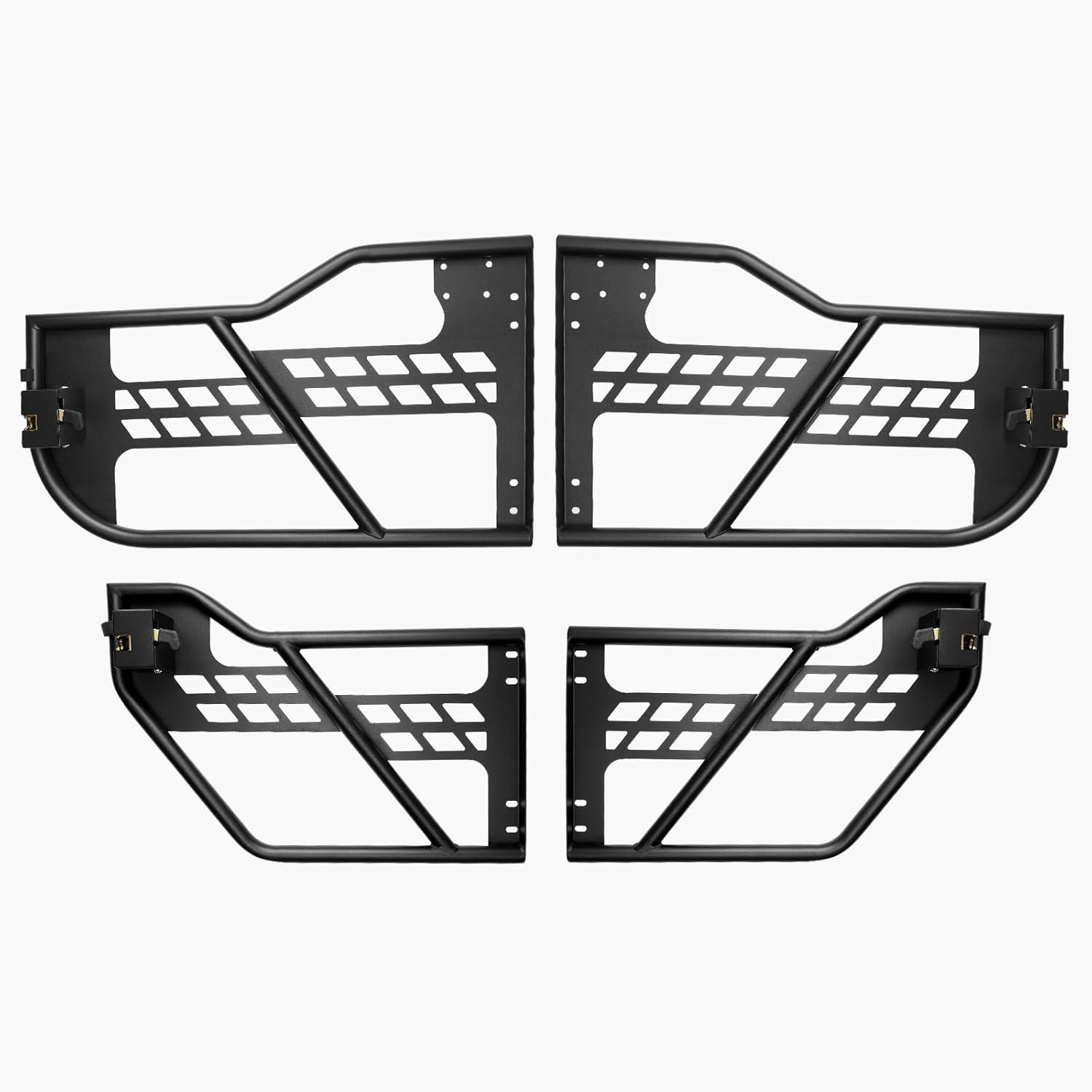 image:imageVEVOR Jeep Tube Doors 4Door Hunting Style Jeep Tubular Door with DOT Certified Rear View Mirrors Jeep Doors with Rear Mirrors for 20182026 Jeep Wrangler JL amp 20202026 Jeep Gladiator JT4 DoorSide View Mirror