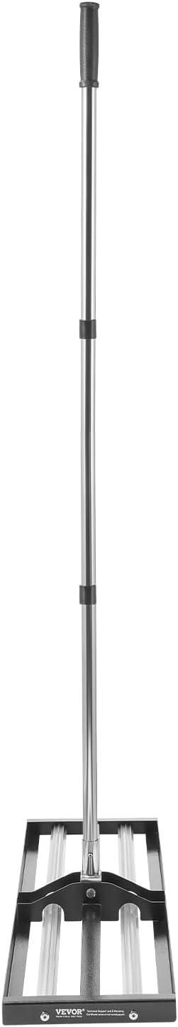 image:imageVEVOR Lawn Leveling Rake 48x10 Level Lawn Tool HeavyDuty Lawn Leveler with 78 Steel Extended Handle Yard Leveling Rake Suit for Garden Golf Lawn Farm Green36x10