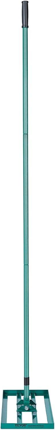 image:imageVEVOR Lawn Leveling Rake 48x10 Level Lawn Tool HeavyDuty Lawn Leveler with 78 Steel Extended Handle Yard Leveling Rake Suit for Garden Golf Lawn Farm Green30x10
