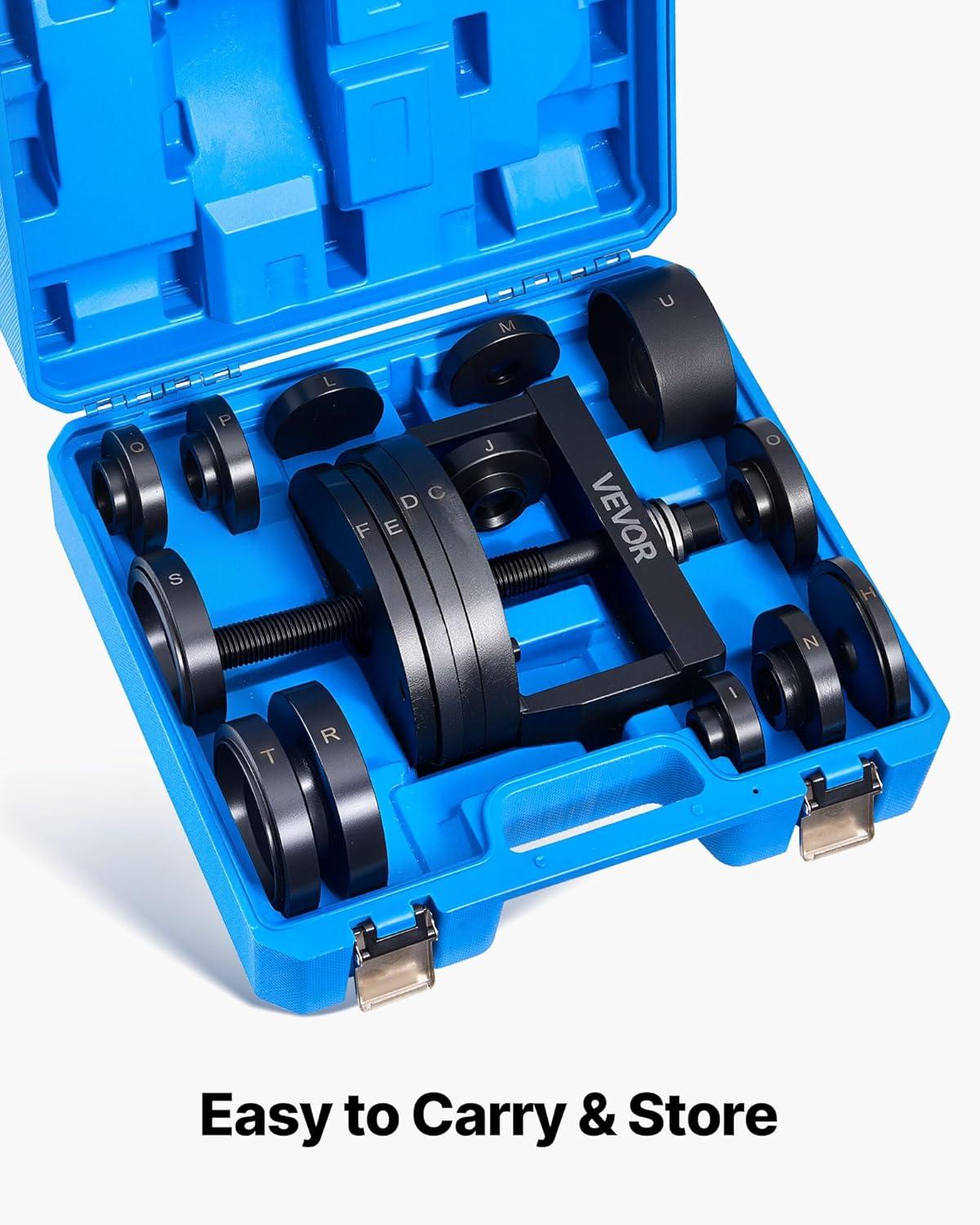 image:imageVEVOR Master Wheel Hub amp Bearing Remover amp Installer Kit Fits Most FrontWheel Drive Vehicles Front Wheel Bearing Removal Tool Wheel Bearing Installer Kit Easy Bearing Swaps with No Press Requiredmaster wheel bearing kit