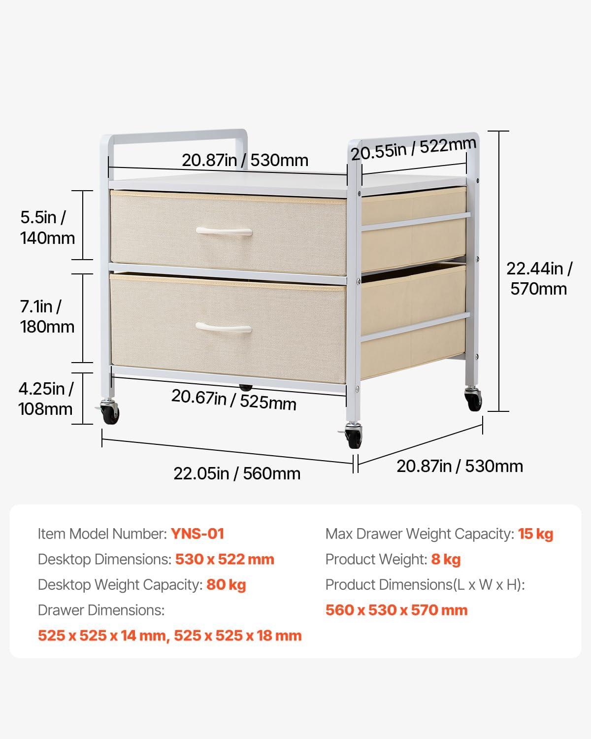 image:imageVEVOR Mini Fridge Stand with Storage 176 lbCapacity Mini Fridge Table with 2 Drawers amp 4 Swivel Wheels Mobile Mini Fridge Shelf Black Mini Fridge Organizer for Dorm Apartment Office BedroomWhite