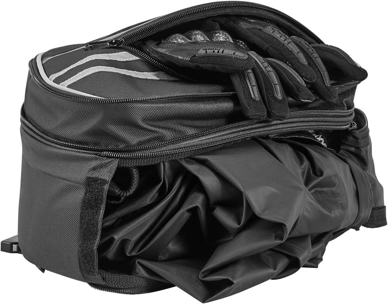 image:imageVEVOR Motorcycle Top Case 65L Universal Aluminum Alloy Motorbike Tail Box with Leather Lining Waterproof Detachable Motorcycle Top Box with Lock amp Back Cushion Fit for 99 of Motorcycle Frames30L