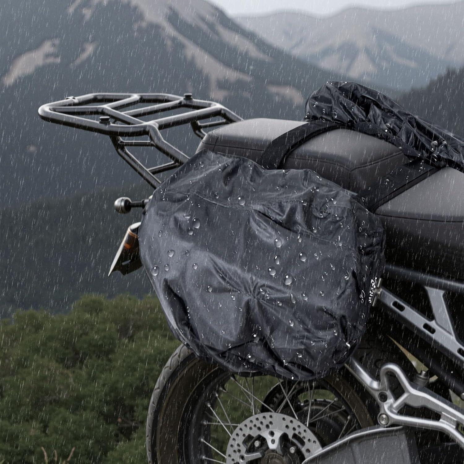 image:imageVEVOR Motorcycle Top Case 65L Universal Aluminum Alloy Motorbike Tail Box with Leather Lining Waterproof Detachable Motorcycle Top Box with Lock amp Back Cushion Fit for 99 of Motorcycle Frames30L