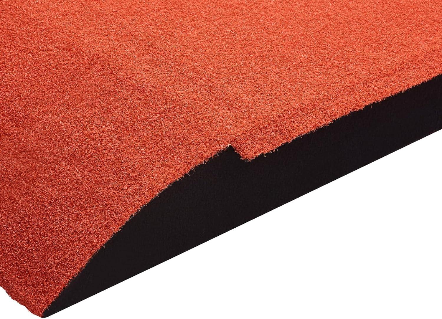image:imageVEVOR Pitching Mound Baseball Game Mound IndoorOutdoor Pitching Practice and Training Equipment Softball Pitching Aids with Antifade Turf and Pitching RubberRed