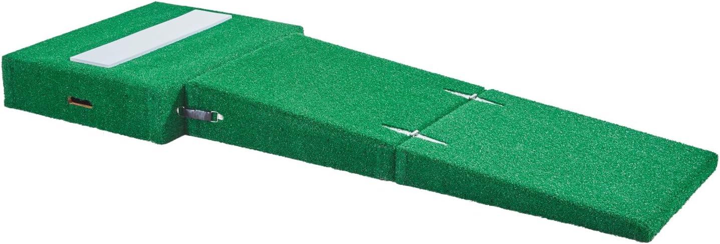 image:imageVEVOR Pitching Mound Baseball Game Mound IndoorOutdoor Pitching Practice and Training Equipment Softball Pitching Aids with Antifade Turf and Pitching RubberGreen