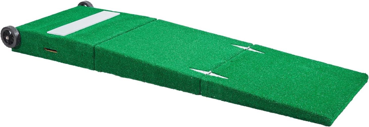 image:imageVEVOR Pitching Mound Baseball Game Mound IndoorOutdoor Pitching Practice and Training Equipment Softball Pitching Aids with Antifade Turf and Pitching RubberGreen