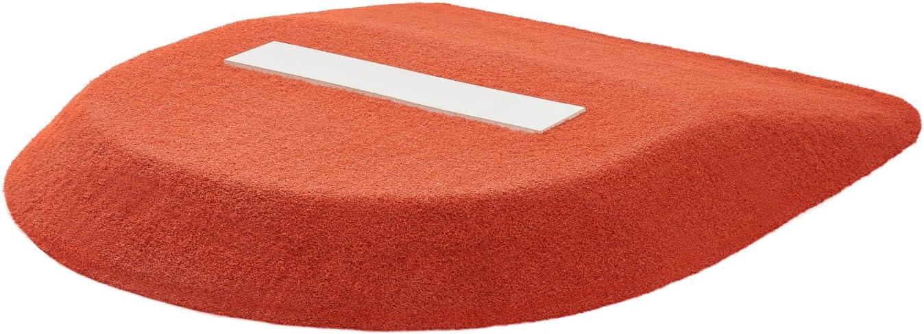 image:imageVEVOR Pitching Mound Baseball Game Mound IndoorOutdoor Pitching Practice and Training Equipment Softball Pitching Aids with Antifade Turf and Pitching RubberRed