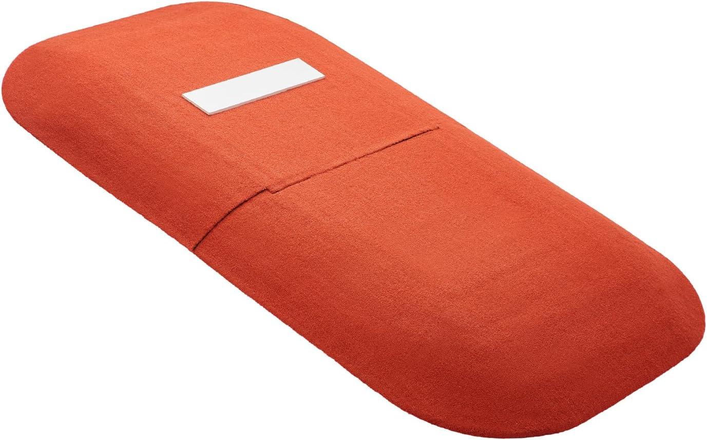 image:imageVEVOR Pitching Mound Baseball Game Mound IndoorOutdoor Pitching Practice and Training Equipment Softball Pitching Aids with Antifade Turf and Pitching RubberRed