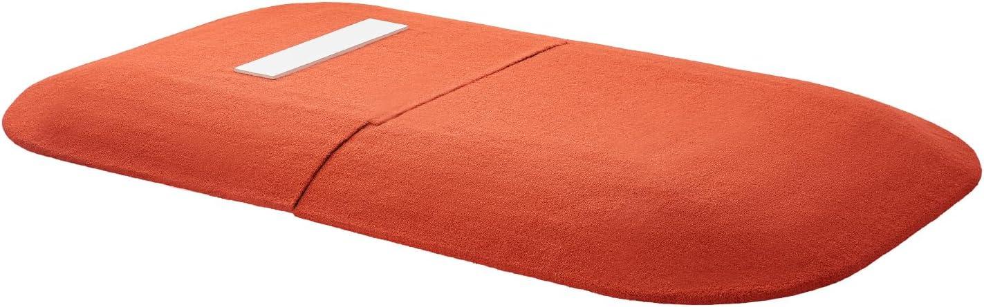 image:imageVEVOR Pitching Mound Baseball Game Mound IndoorOutdoor Pitching Practice and Training Equipment Softball Pitching Aids with Antifade Turf and Pitching RubberRed