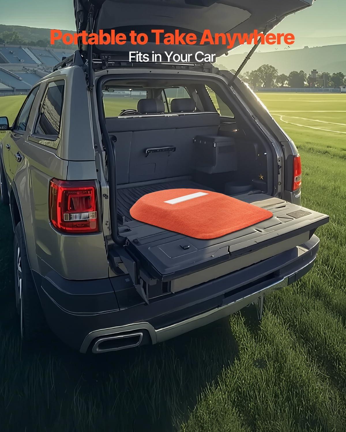 image:imageVEVOR Pitching Mound Baseball Game Mound IndoorOutdoor Pitching Practice and Training Equipment Softball Pitching Aids with Antifade Turf and Pitching RubberRed