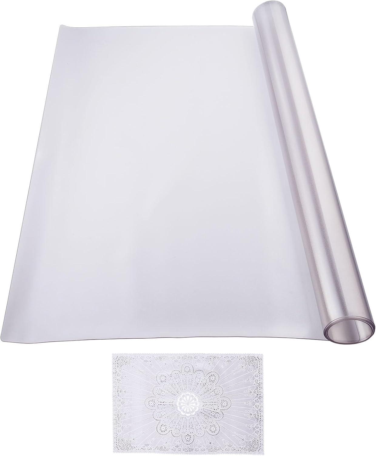 image:imageVEVOR Plastic Table Cover 24 x 48 Inch 15 mm Thick Frosted PVC Desk Mat Protector Waterproof amp Easy Cleaning Desk Pad Tablecloth for Office Dresser Dining RoomNight Stand60 x 42 Rectangular
