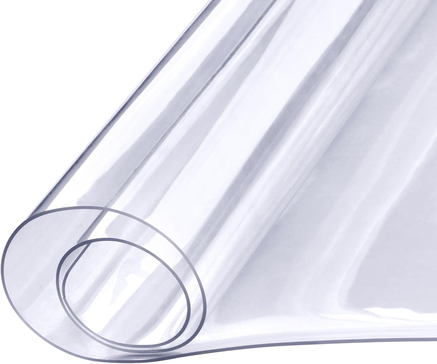 image:imageVEVOR Plastic Table Cover 24 x 48 Inch 15 mm Thick Frosted PVC Desk Mat Protector Waterproof amp Easy Cleaning Desk Pad Tablecloth for Office Dresser Dining RoomNight Stand36 x 18 Rectangular