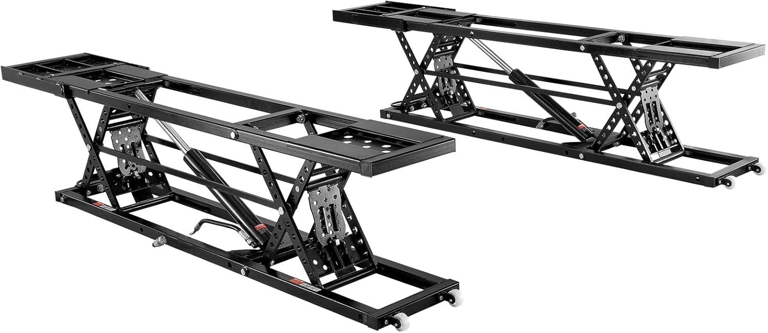 image:imageVEVOR Portable Car Lift 7000 LBS Capacity 268 Max Height HeavyDuty Carbon Steel Truck Lift with 120V Power Unit7000LBS