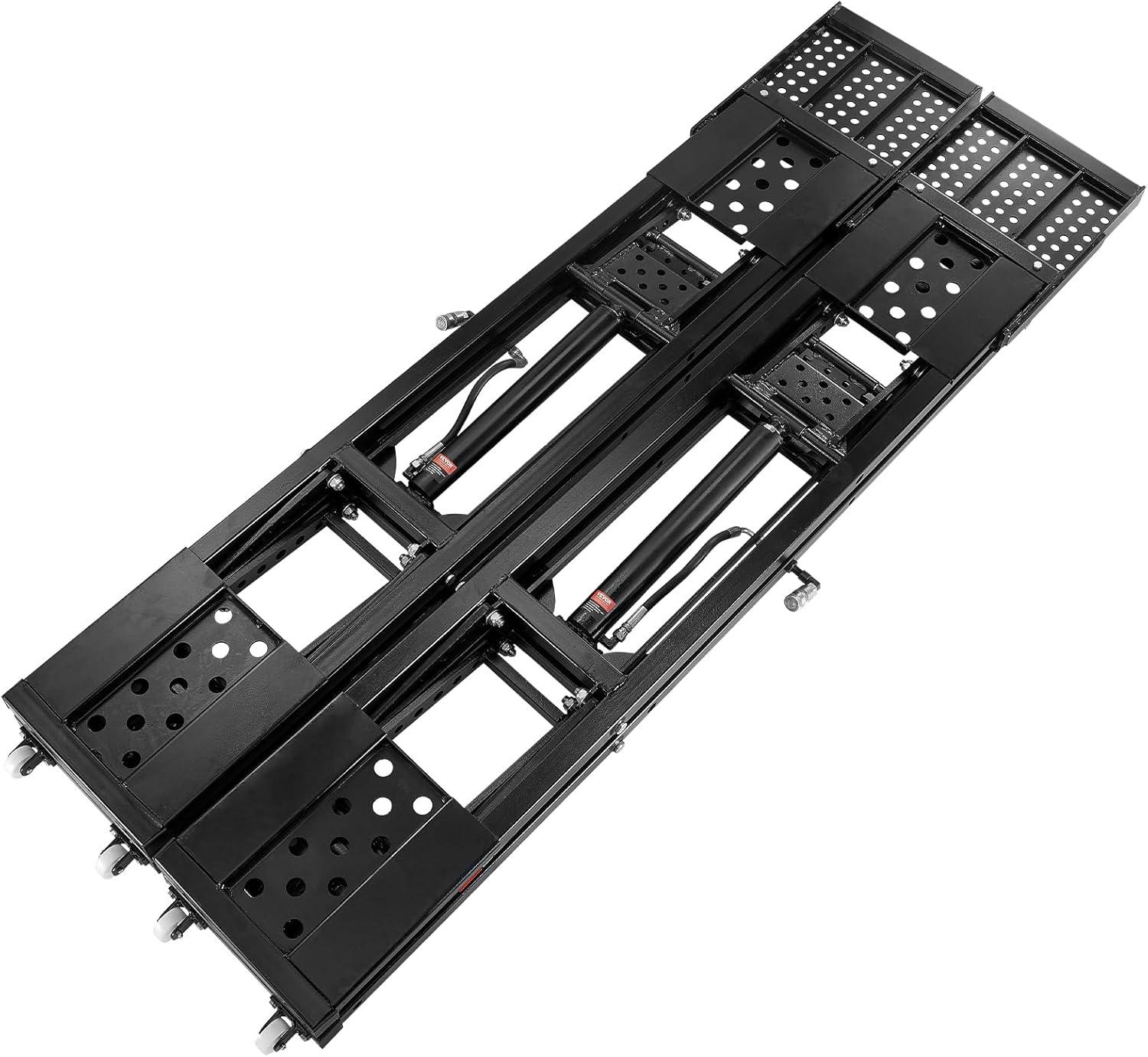 image:imageVEVOR Portable Car Lift 7000 LBS Capacity 268 Max Height HeavyDuty Carbon Steel Truck Lift with 120V Power Unit7000LBS