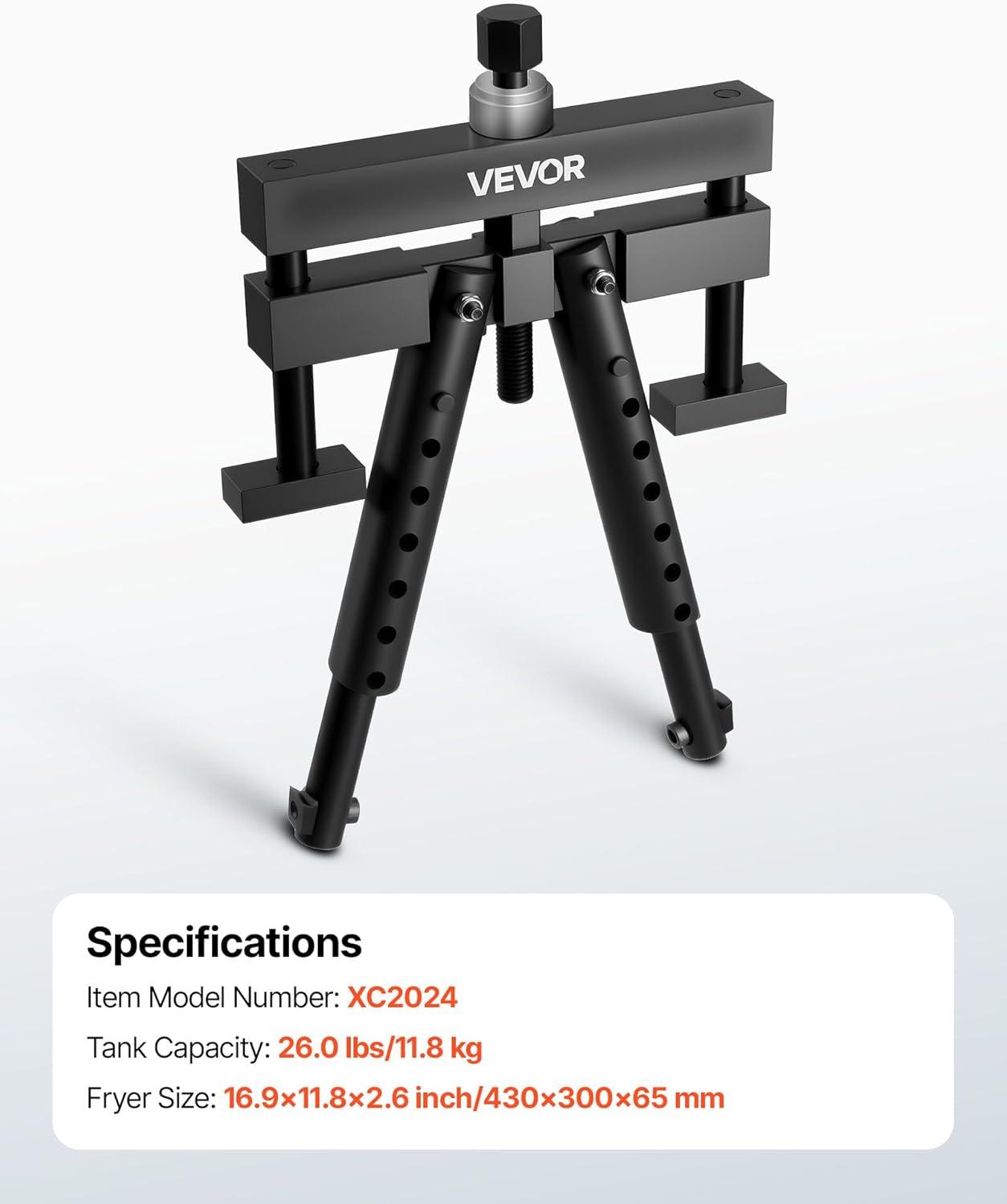 image:imageVEVOR Universal Cylinder Liner Puller Assembly Used for Mack Cummins Cat on Wet Liner from 378 in to 614 in Bore Diesel Engine Cylinder Liner Removal Tool Replace PT6400C M50010B 3376015