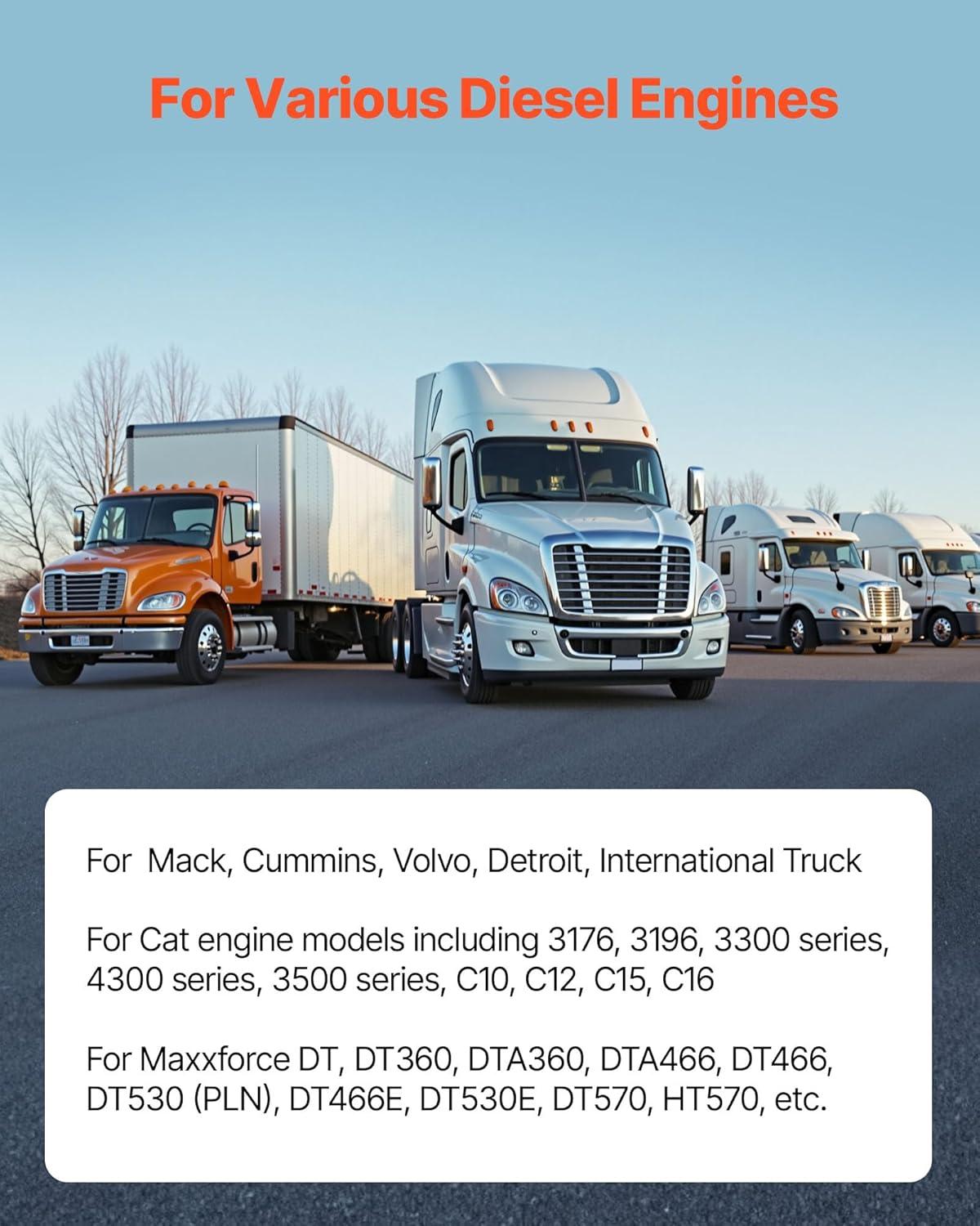 image:imageVEVOR Universal Cylinder Liner Puller Assembly Used for Mack Cummins Cat on Wet Liner from 378 in to 614 in Bore Diesel Engine Cylinder Liner Removal Tool Replace PT6400C M50010B 3376015