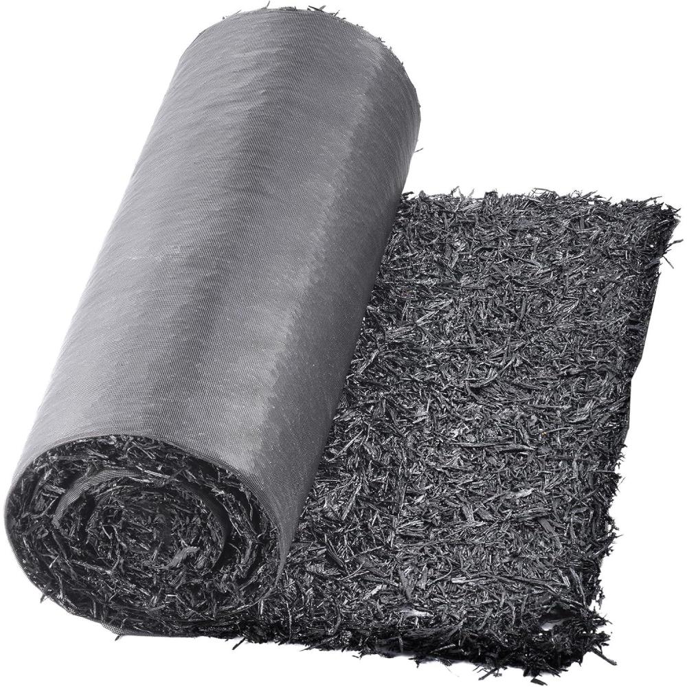 image:imageVEVOR 2Pack Recycled Rubber Mulch Mat 120 x 45 inPermanent Rubber Mulch for Landscaping Black Mulch Garden Edging Border for PlantsVegetables amp Flower Garden Barrier8 x 2