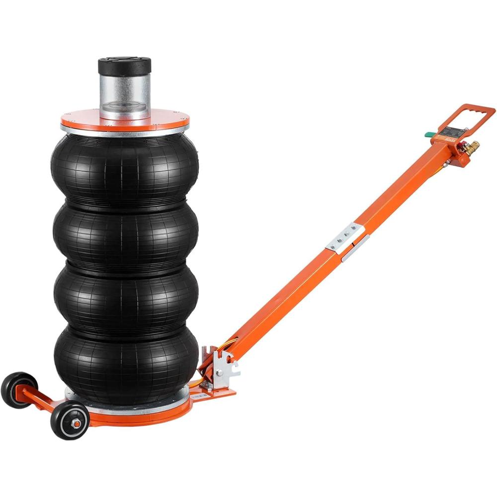 image:imageVEVOR 5 Ton11000 lbs Triple Bag Air Jack Air Bag Jack Lift Up to 1575 Inch 35S Fast Lifting for Cars with Long Handle Beige6Thigh 265in