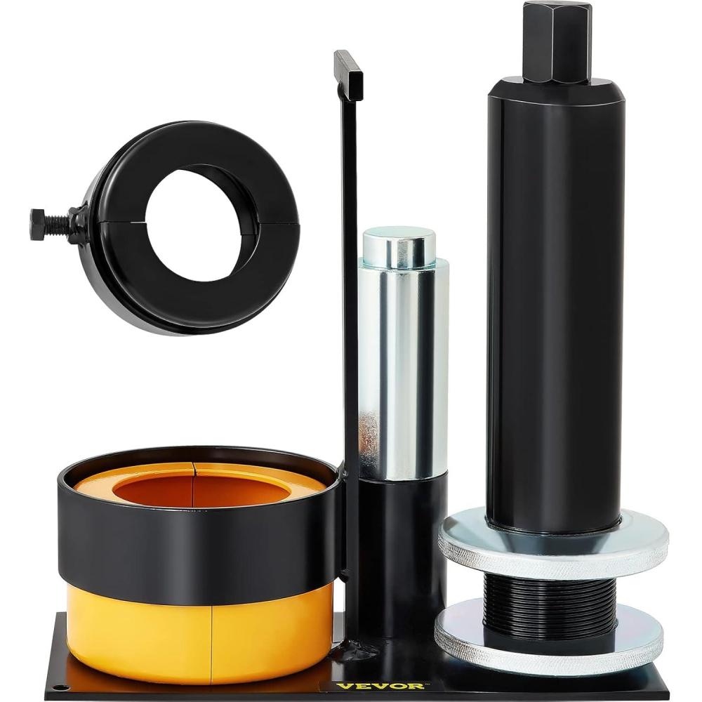 image:imageVEVOR Carrier amp Pinion Bearing Puller Compatible with Dana 30 40 60 70 Ford 9 Bearings Pinion Puller Tool with 2 Clamshells 45 Steel Clamshell Carrier Bearing Puller for Auto Repair1Piece Bearing