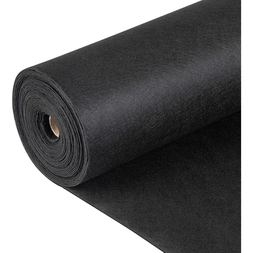 image:imageVEVOR Driveway Fabric Heavy Duty 6x300ft 3oz Woven Landscape Fabric Garden Weed Barrier Fabric Weed Control Fabric Geotextile Fabric for Landscaping Ground Cover Weed Block Gardening Mat BlackNon Woven