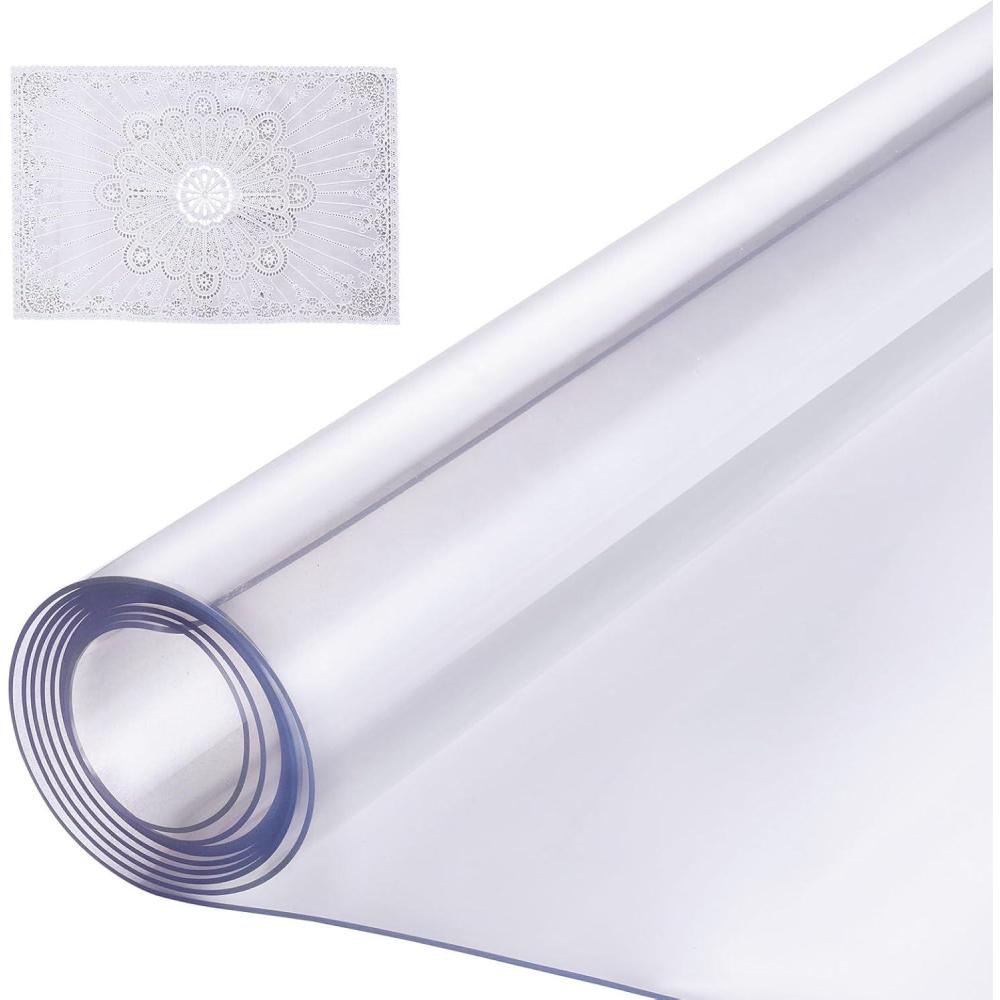 image:imageVEVOR Plastic Table Cover 24 x 48 Inch 15 mm Thick Frosted PVC Desk Mat Protector Waterproof amp Easy Cleaning Desk Pad Tablecloth for Office Dresser Dining RoomNight Stand96 x 42 Rectangular