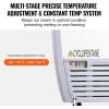 Happybuy 5.4 Cu.ft Commercial Ice Cream Display Case, Gelato Chest Freezer, Sliding Glass Doors, Locking Casters, 2 Wire Baskets, Mobile Deep Freezer, White
