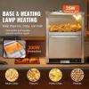 Happybuy Commercial Nacho Chip Warmer, 84.5QT Chip Warmer Machine with Heating Base and Warming Light, Stainless Steel Nacho Machine with Deflection Board, for Nacho Chips, Popcorn, Potato Chips