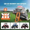 Happybuy Lawn Mower Lift with Hydraulic Jack, 500 Lbs Weight Capacity, Solid Carbon Steel Lawn Mower Lift, Adjustable Movable Lawn Lifter for Riding Tractors and Zero Turn Lawn Mowers