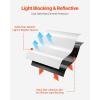 VEVOR 10 Mil Plastic Sheeting Heavy Duty 10′ x 100′, Thick Plastic Sheeting Roll, Plastic Drop Cloth Painters Tarp, Polyethylene Covering for Crawl Space Vapor Barrier, Multi-Purpose, Black(Black/White)