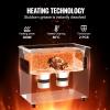 VEVOR 10L Ultra Sonic Cleaner, 240W Digital Ultrasonic Cleaning Machine with Gentle Mode & Upgraded Degassing, 40kHz Industrial Ultrasound Cleaner with Heater & Timer for Retainer, Jewelry, Tools(3L)