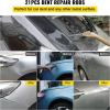 VEVOR 117 PCS Dent Removal Kit, Paintless Dent Repair Kit with Golden Lifter, Bridge Puller, Slide Hammer T-bar Dent Puller, Suction Cup Dent Puller for Auto Body Dents, Hail Damage, Door Ding(21 Pcs with 21 Rods)