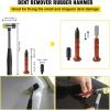 VEVOR 117 PCS Dent Removal Kit, Paintless Dent Repair Kit with Golden Lifter, Bridge Puller, Slide Hammer T-bar Dent Puller, Suction Cup Dent Puller for Auto Body Dents, Hail Damage, Door Ding(20 Pcs with 10 Rods)
