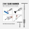VEVOR 117 PCS Dent Removal Kit, Paintless Dent Repair Kit with Golden Lifter, Bridge Puller, Slide Hammer T-bar Dent Puller, Suction Cup Dent Puller for Auto Body Dents, Hail Damage, Door Ding(117PCS)