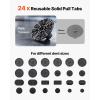 VEVOR 117 PCS Dent Removal Kit, Paintless Dent Repair Kit with Golden Lifter, Bridge Puller, Slide Hammer T-bar Dent Puller, Suction Cup Dent Puller for Auto Body Dents, Hail Damage, Door Ding(60PCS)