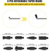 VEVOR 117 PCS Dent Removal Kit, Paintless Dent Repair Kit with Golden Lifter, Bridge Puller, Slide Hammer T-bar Dent Puller, Suction Cup Dent Puller for Auto Body Dents, Hail Damage, Door Ding(13 Pcs with 5 Rods)