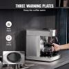 VEVOR 12 Cups Commercial Drip Coffee Maker, Coffee Maker Machine with 3 Glass Carafes and 3 Warmer Plates, Stainless Steel Pour Over Coffee Brewer for Restaurant, Office, Cafe(3 Warmer Plates  Auto Water Intake: No)