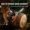 VEVOR 20inch 62CC Gas Powered Chainsaw, 3.8 HP 2 Stroke Engine Gas Power Chainsaws with Non-Slip Handle, Gas Chainsaws with Dual Fuel Tanks, For Wood Cutting, Tree Trimming, and Land Clearing(58CC 20inch)