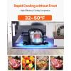 VEVOR 24 Inch Under Counter Drawer Refrigerator, Stainless Steel Dual Drawer Fridge with Temperature Control, Outdoor Refrigerator with Powerful Compressor & LED Display, Fit for Home, Office, etc.