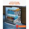 VEVOR 24 Inch Under Counter Drawer Refrigerator, Stainless Steel Dual Drawer Fridge with Temperature Control, Outdoor Refrigerator with Powerful Compressor & LED Display, Fit for Home, Office, etc.