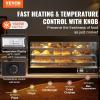 VEVOR 3-Tier Commercial Food Warmer Display, 1200W Food Display Warmer with Light, Adjustable Shelf and Temperature Display, 86℉~185℉ Steam Heating, 111L for Hamburger, Pizza, Bread, Fried Chicken(SC-CJ-603)