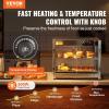 VEVOR 3-Tier Commercial Food Warmer Display, 800W Food Display Warmer with Light to Enhance Food Display, 86℉~185℉ Temperature Control, 90L Large Capacity for Hamburger, Pizza, Bread, Fried Chicken(2-Tier-Small)