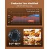 VEVOR 3-Tier Commercial Food Warmer Display, 800W Food Display Warmer with Light to Enhance Food Display, 86℉~185℉ Temperature Control, 90L Large Capacity for Hamburger, Pizza, Bread, Fried Chicken(2-Tier-51Qt)