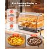 VEVOR 3-Tier Commercial Food Warmer Display, 800W Food Display Warmer with Light to Enhance Food Display, 86℉~185℉ Temperature Control, 90L Large Capacity for Hamburger, Pizza, Bread, Fried Chicken(2-Tier-51Qt)