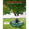 VEVOR 4 Pack 20 Gallons Tree Watering Bag, Slow Release Tree Watering Bags, Refillable Tree Drip Irrigation Water Bags for Trees, Durable Tree Watering System for Deep Root Targeting(4Pcs 20Gal Ring)