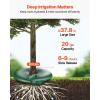 VEVOR 4 Pack 20 Gallons Tree Watering Bag, Slow Release Tree Watering Bags, Refillable Tree Drip Irrigation Water Bags for Trees, Durable Tree Watering System for Deep Root Targeting(4Pcs 20Gal Ring)