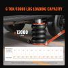 VEVOR 5 Ton/11000 lbs Triple Bag Air Jack, Air Bag Jack Lift Up to 15.75 Inch, 3-5S Fast Lifting, for Cars with Long Handle (Beige)(6T/high 26.5in)